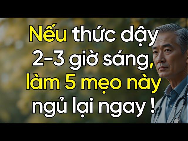 MẤT NGỦ Lúc 2 Giờ Sáng? 5 MẸO Để NGỦ LẠI NHANH NHẤT Và Dễ Dàng!