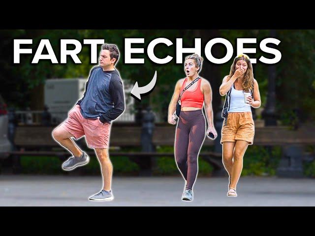 FUNNY Fart Prank in NYC! JUMP-SCARES Galore!