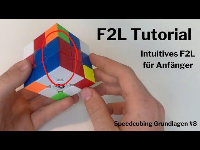 F2L Tutorial - Intuitives F2L für Anfänger - Speedcubing Grundlagen #8