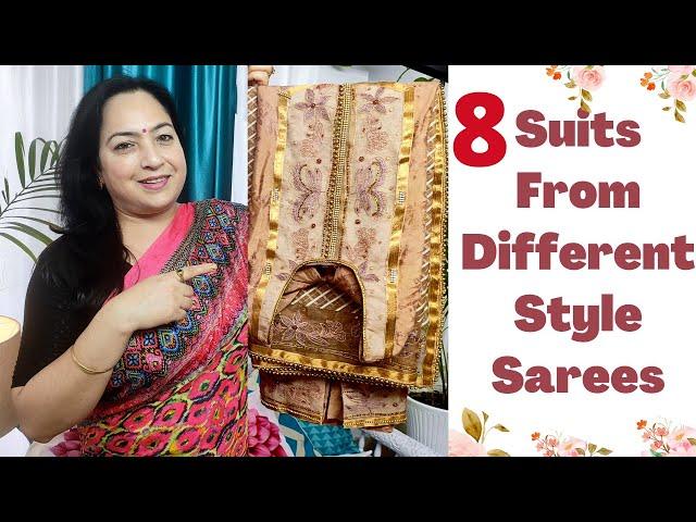 Reuse old Saree Ideas|Stitching pattern|Saree Reuse|Latest kurti Design|How to Reuse old Saree|Ashi