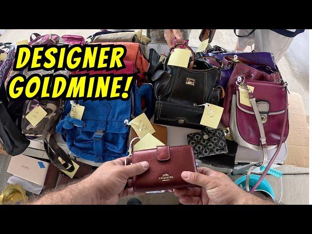 Designer Bag Heaven At The World's Largest Garage Sale