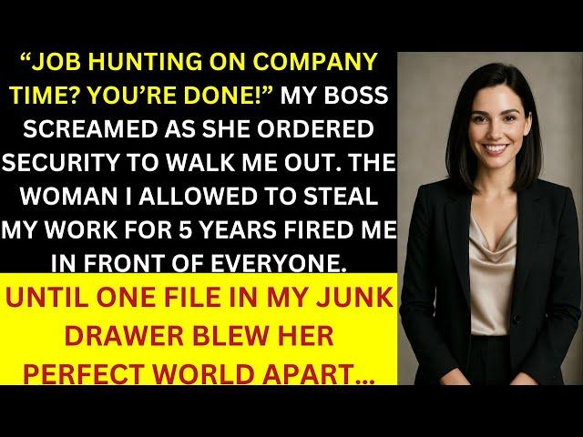Boss Denied My Promotion For 5 Years, then Fired Me for Job Hunting—Until One Small Detail Turned...