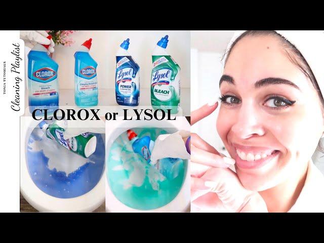 THE BEST TOILET BOWL CLEANER? *CLOROX or LYSOL*