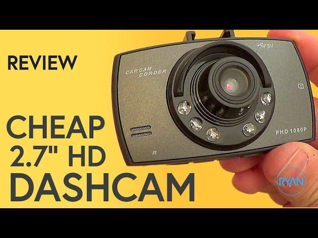 REALLY CHEAP DASH CAM Review (with footage)