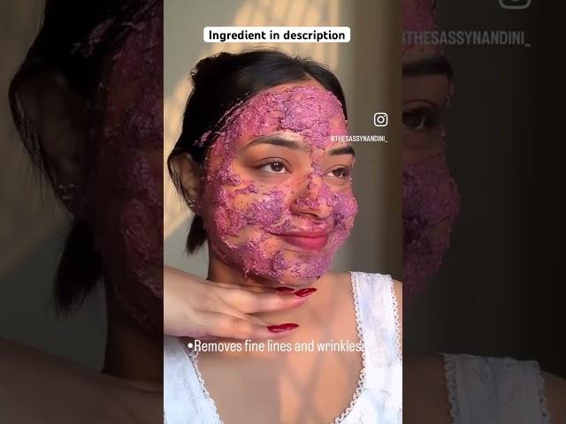 Best face mask I ever used || #facepack #thesassynandini #rajnandini