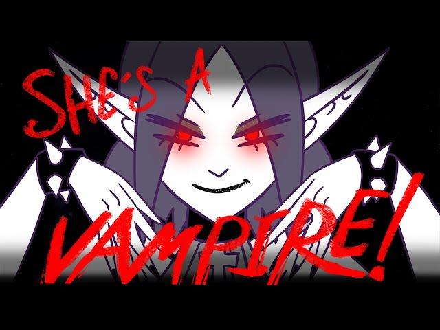 She's a VAMPIRE! An Animated Halloween Greeting From Missi!