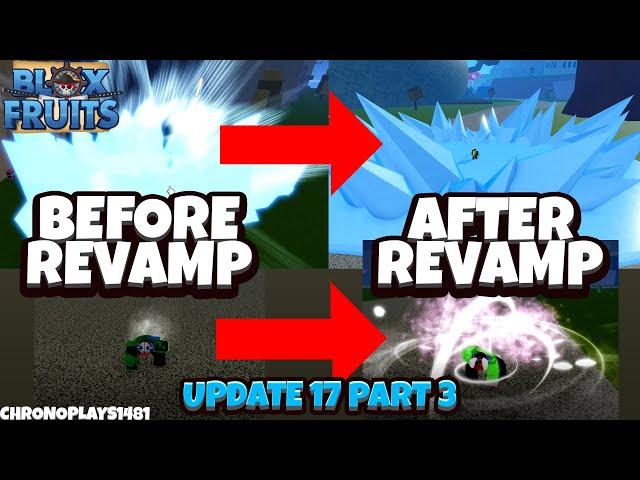 All Devil Fruits Before and After Revamp - Blox Fruits Update 17 Part 3