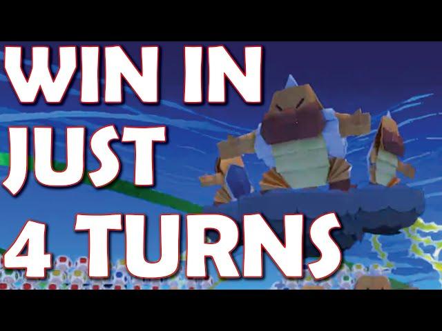 EASIEST METHOD Sumo Bros Boss WIN IN 4 TURNS - Paper Mario: The Origami King Easy Boss Guide