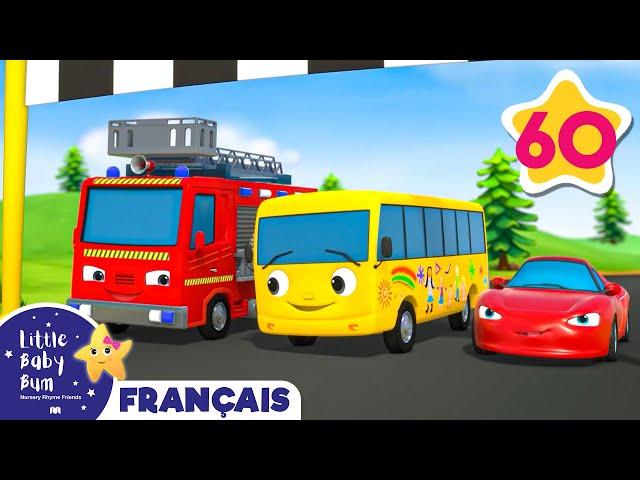 La chanson des bruits des véhicules | Comptines et Chansons pour Bébés | Little Baby Bum en Français