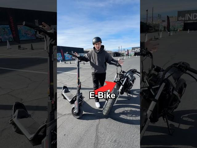 E-Bike VS E-Scooter 