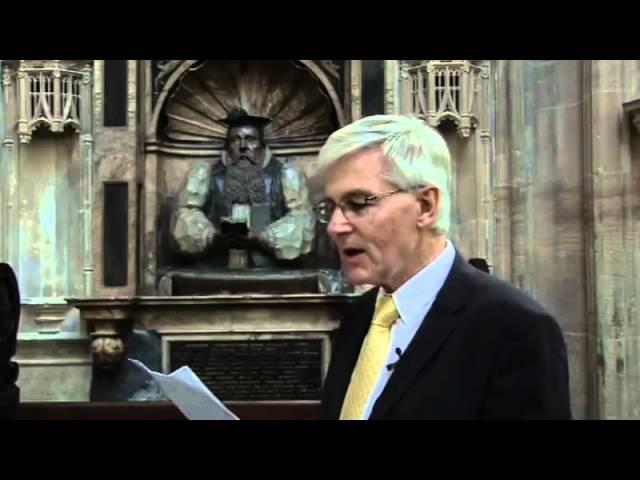 Rev. Dr. David Spriggs reads KJB, Romans, Chapter 8