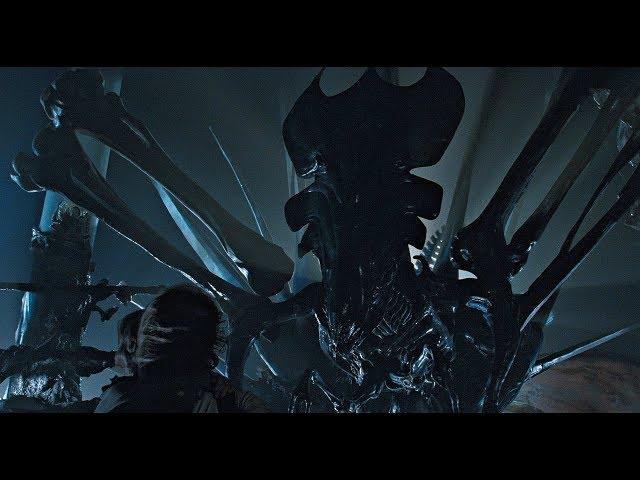 Aliens 1986: Xenomorph Queen Shootout Scene l Best Quality 4K