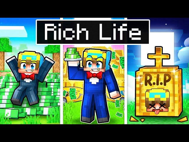 Having a RICH LIFE in Minecraft!