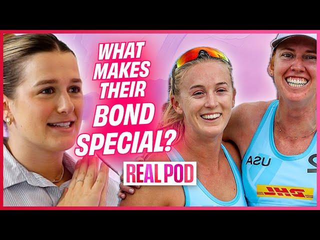 Beach Volleyball World Champions Sara Hughes & Kelly Cheng Take On Paris 2024 Olympics | Real Pod