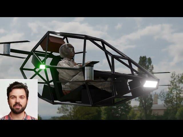 Human Quadcopter eVTOL