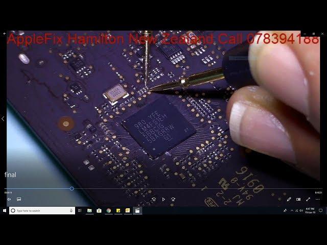 macbook air dead repair shorted smc chip by zaf applefix New Zealand
