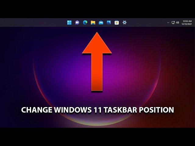 How To Change Windows 11 Taskbar Position (Easy)