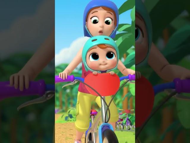 Bicycle Jungle Journey | Cars & Truck Videos for Kids | #shorts