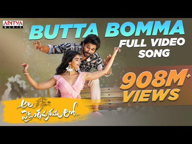 ButtaBomma Video Song (4K) (Telugu) | #AlaVaikunthapurramuloo | Allu Arjun | Thaman S | Armaan Malik