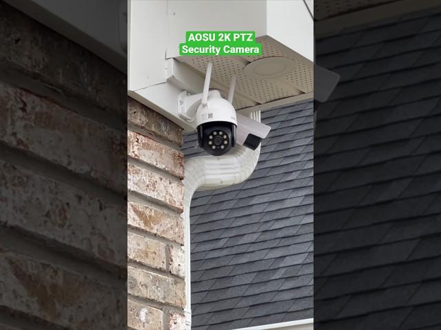 AOSU 2K Security Cameras Outdoor/Home 24/7 Constant Recording, Motion Tracking