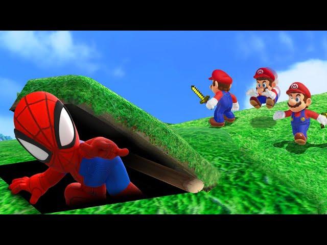 Using SUPERHEROs to Cheat in Mario Hide N' Seek!