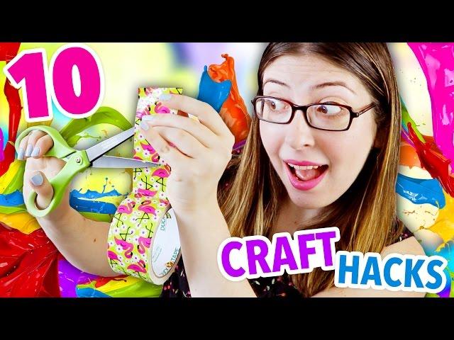 10 Crafting/DIY Hacks You've Never Thought Of! | @karenkavett