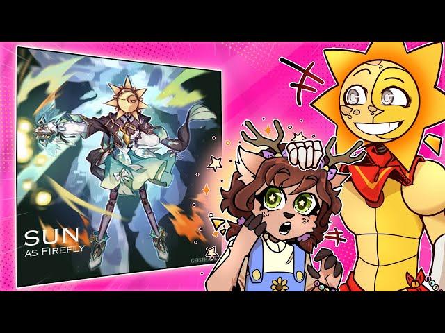 WE REACT TO YOUR FAN ART | Sun and Moon as VIDEO GAME CHARACTERS!