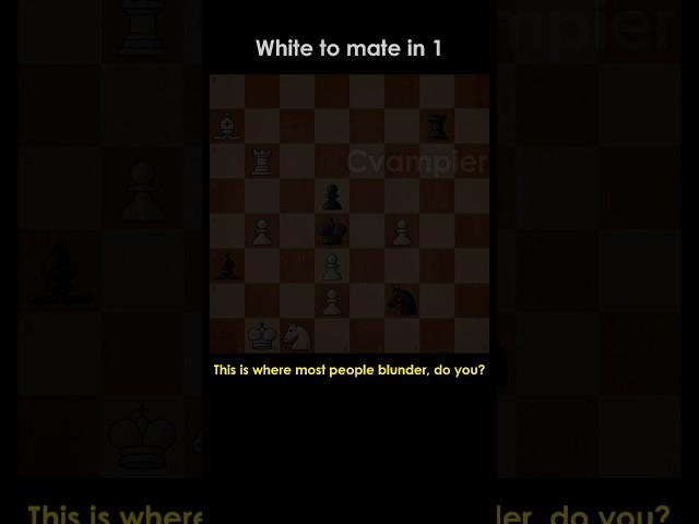 White to mate in 1 | Chess tactics | Brilliant