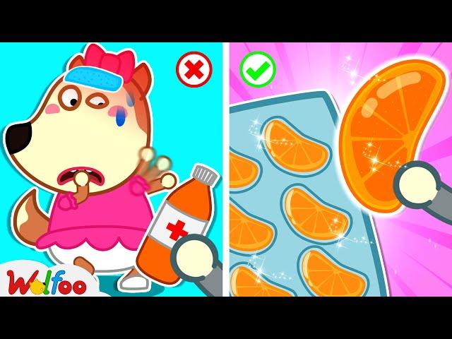 I Don't Like Medicine - Baby Got Sick - Wolfoo  Videos for Kids  Wolfoo Kids Cartoon