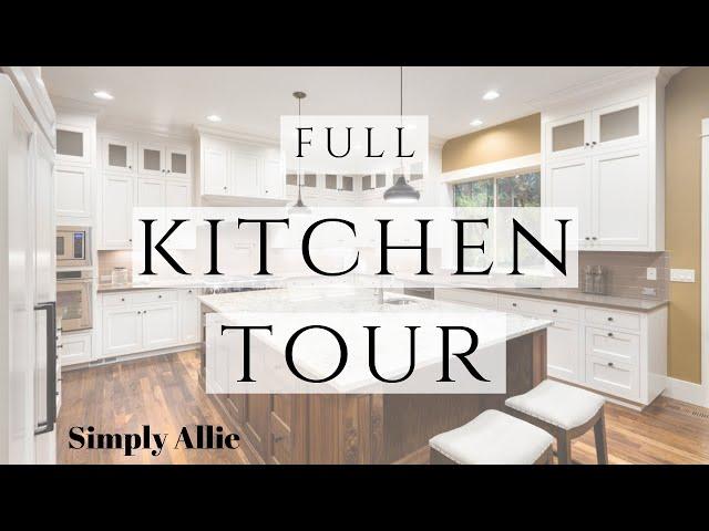 KITCHEN TOUR 2019 // FARMHOUSE KITCHEN TOUR ORGANIZATION // Simply Allie