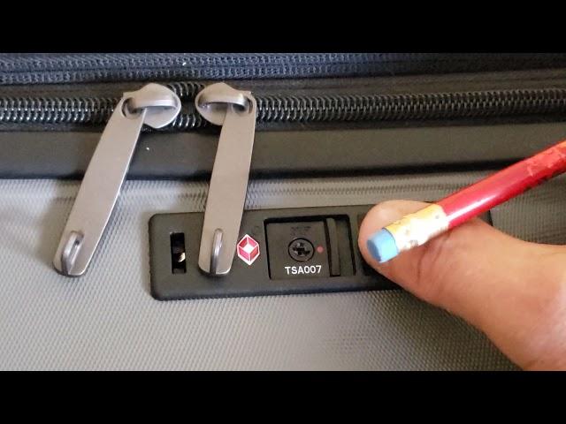 How to Change a Luggage Lock Combination COOLIFE Luggage Suitcase