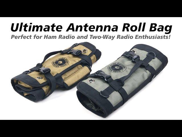 GR-ARB01：Ultimate Antenna Roll Bag - Perfect for Ham Radio and Two-Way Radio Enthusiasts!