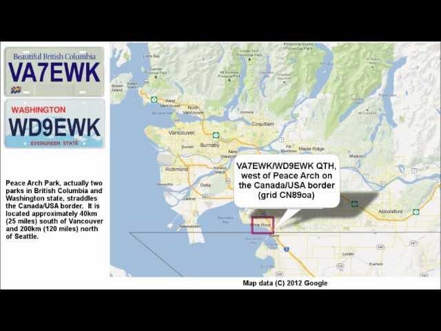 VA7EWK/WD9EWK working AO-51 from the Canada/USA border (CN89oa) - 8 July 2010 at 2308 UTC