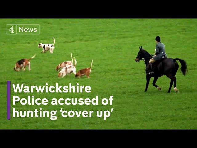 Hunting: Warwickshire Police accused of 'cover up' by MP