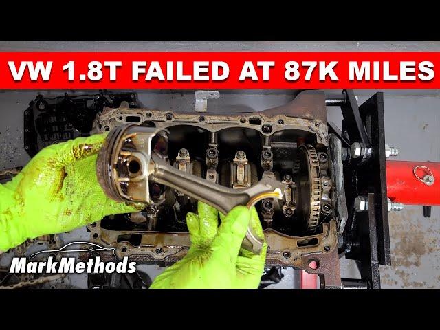 VW Engine Failure 87K 2015 1.8T TSI Disassembly