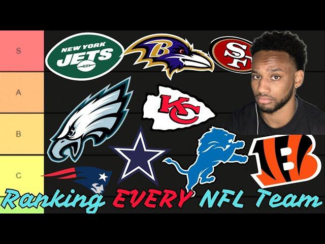 2024-2025 NFL TEAM TIER LIST!