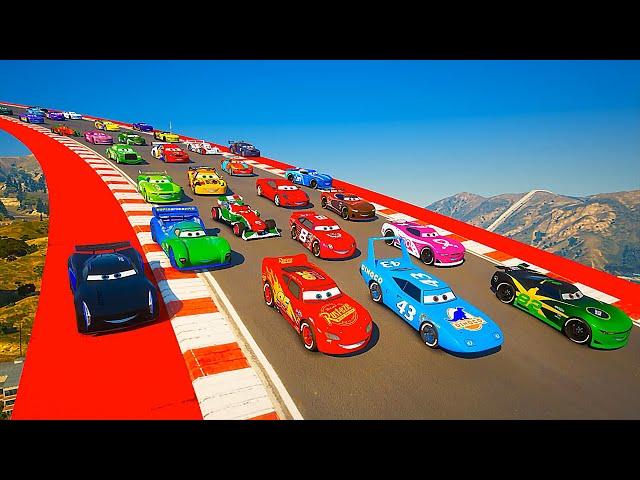 Race Disney Cars Сrazy Ring Track McQueen & Friends The King Chick Hicks Jackson Storm Carla Veloso