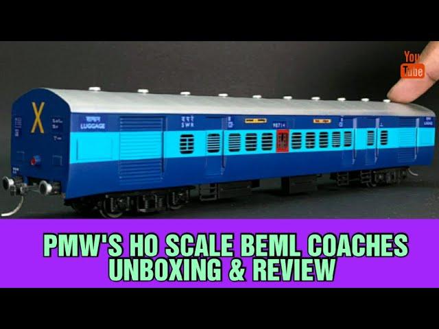 Precision Model Works Indian Railways HO Scale BEML Coaches - Unboxing and Review | train videos