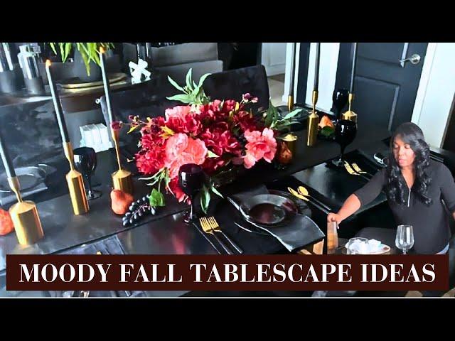 POTTERY BARN INSPIRED|FALL TABLESCAPE IDEAS ON A BUDGET| LUXE LOOK FOR LESS