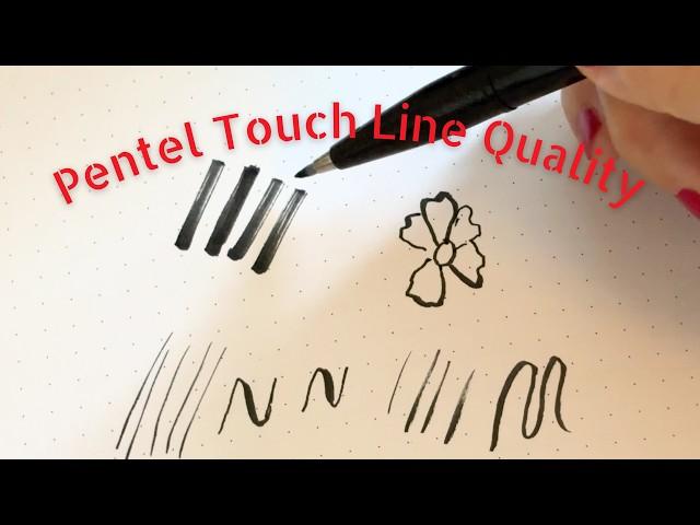 Pentel Touch Sign Fude Brush Pen Review