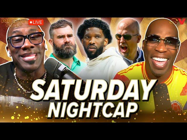 Unc & Ocho react to Embiid pushing reporter, Jason Kelce scrum, Drake-DeMar DeRozan beef | Nightcap