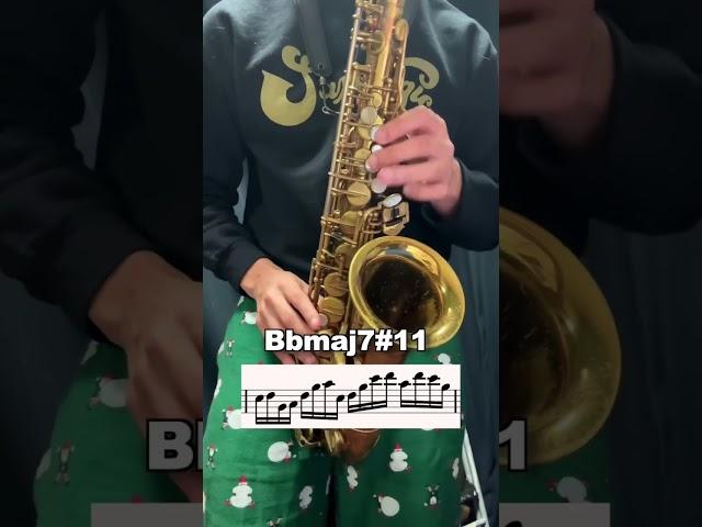 Epic Guitar Lick on Sax