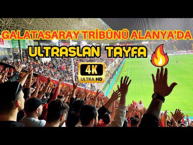 Alanya Deplasmanında Muhteşem Galatasaray Tribünü  / ultrAslan Alanya Deplasmanı 18.04.2023