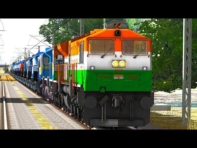 MSTS Indian Railways PARADE | INDEPENDENCE DAY in INDIAN TRAIN SIMULATOR 