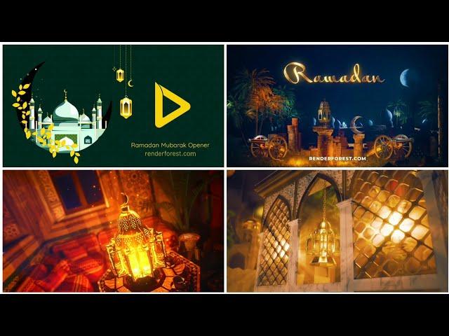 Ramadan logo Intro || Render forest Intro Templates || No Copyright Intro || YouTube