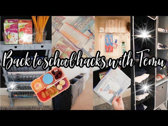 AFFORDABLE BACK TO SCHOOL ESSENTIALS | SCHOOL ORGANIZATION | HOMEMAKING WITH LAUREN @TEMU