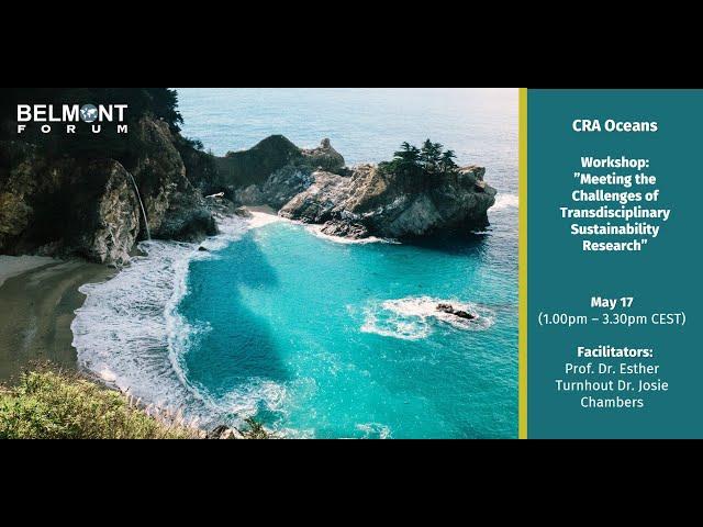 CRA Oceans Workshop: ”Meeting the Challenges of Transdisciplinary Sustainability Research”