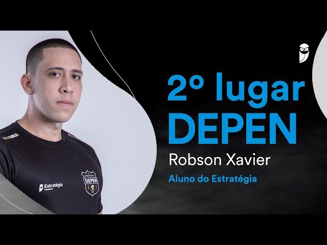 Robson Xavier passou em 2º lugar no Concurso do DEPEN, confira!