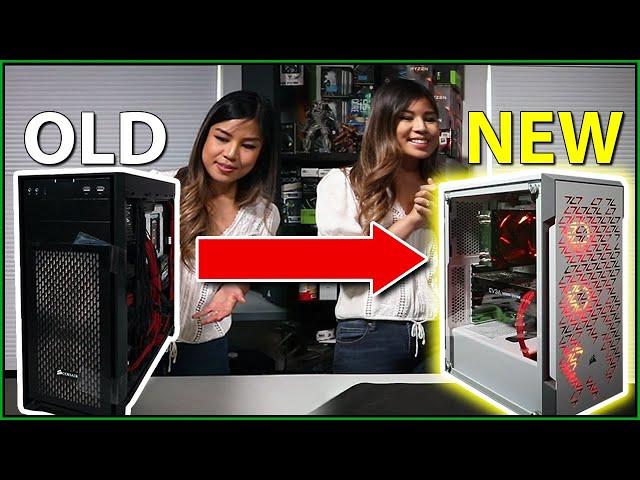 She asked me for PC help... so I made her rebuild her own PC 