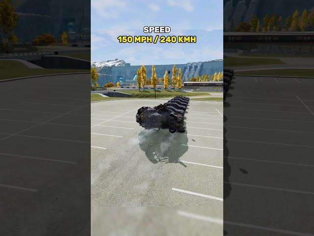 5 Ton steel coil vs 15 Ford explorer #beamngdrive #beamng #beamngcrashes #gaming